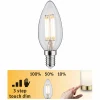 Paulmann bougie LED E14 5 W filament 3-step-dim| Lampes Led À Intensité Variable|Ampoules Led