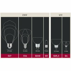 Paulmann bougie LED E14 5 W filament 3-step-dim| Lampes Led À Intensité Variable|Ampoules Led