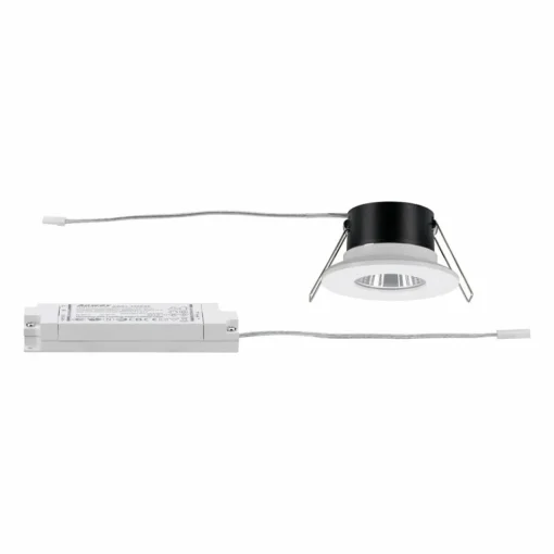 Paulmann Calla fixe on/off Ø8cm 1x7W 840 blanc| Spots Encastrés Led|Luminaires Led D'Intérieur