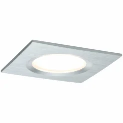 Paulmann Coin Slim spot enc. LED lot de 3 ang. alu| Spots Encastrés Led|Luminaires Led D'Intérieur
