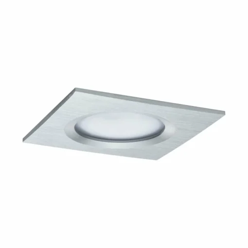 Paulmann Coin Slim spot enc. LED lot de 3 ang. alu| Spots Encastrés Led|Luminaires Led D'Intérieur