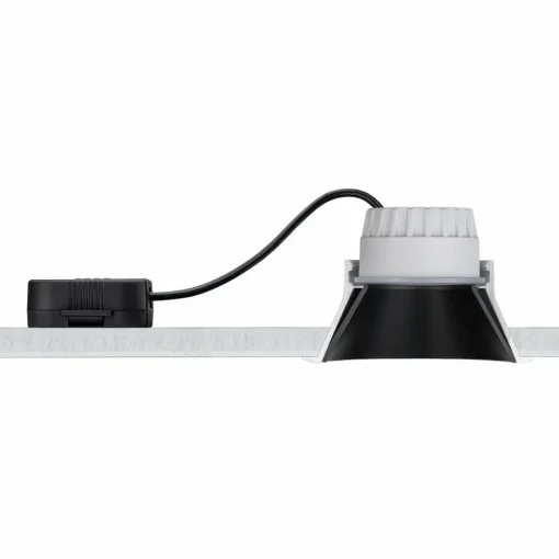 Paulmann Cole spot LED, doré-noir, lot de 3| Spots Encastrés Led|Luminaires Led D'Intérieur