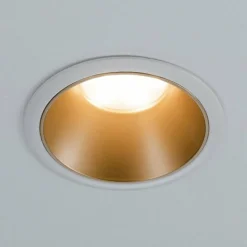 Paulmann Cole spot LED, doré-blanc| Spots Encastrés Led|Luminaires Led D'Intérieur
