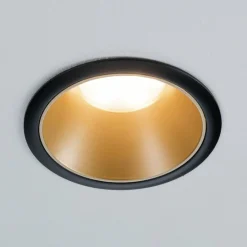 Paulmann Cole spot LED, doré-noir| Spots Encastrés Led|Luminaires Led D'Intérieur