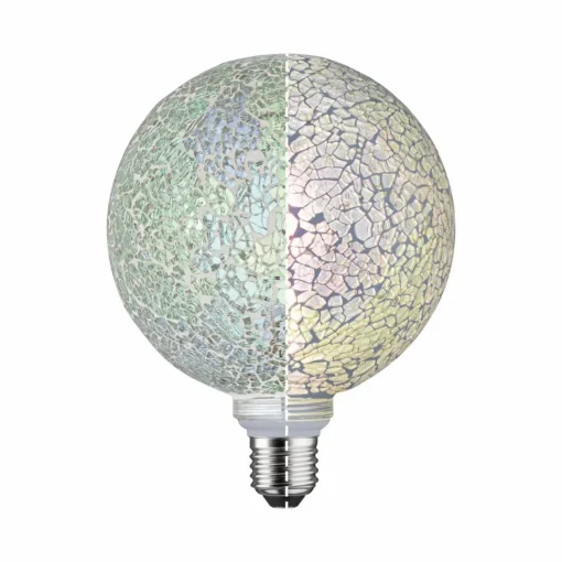 Paulmann E27 globe LED 5 W Miracle Mosaic blanc| Lampes Led À Intensité Variable|Ampoules Led
