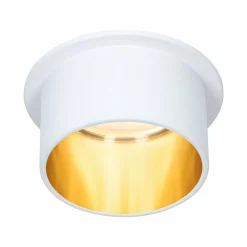 Paulmann Gil LED encastrable blanche mate/dorée| Spots Encastrés Led|Luminaires Led D'Intérieur