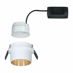 Paulmann Gil LED encastrable blanche mate/dorée| Spots Encastrés Led|Luminaires Led D'Intérieur