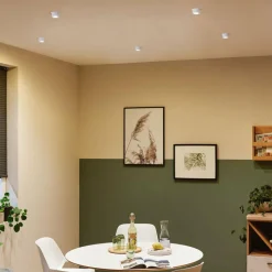 Paulmann Gil LED encastrable blanc mat/fer, par 3| Spots Encastrés Led|Luminaires Led D'Intérieur