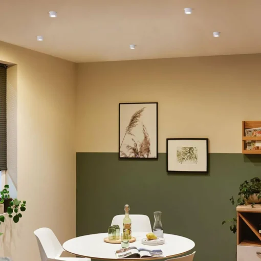 Paulmann Gil LED encastrable blanc mat/fer, par 3| Spots Encastrés Led|Luminaires Led D'Intérieur