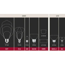 Paulmann GU5,3 4,9W réflecteur 830 noir/blanc| Ampoules Led|Ampoules Led