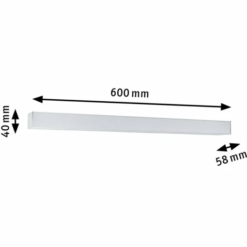 Paulmann HomeSpa Tova applique miroir LED, 60 cm| Appliques Murales Led|Appliques Murales