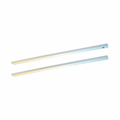 Paulmann lampe sous meuble Inline set de démarrage 2 pièces chrome 55 cm| Luminaires Led D'Intérieur