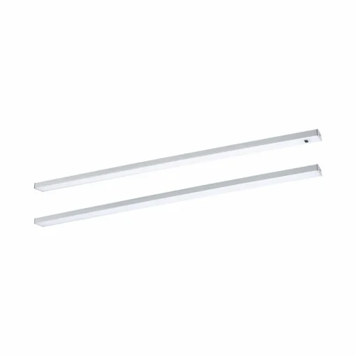 Paulmann lampe sous meuble Inline set de démarrage 2 pièces chrome 55 cm| Luminaires Led D'Intérieur