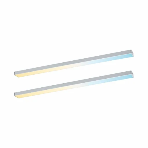 Paulmann lampe sous meuble Inline 2x extension chrome 35 cm CCT| Luminaires Led D'Intérieur