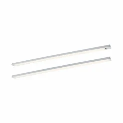 Paulmann lampe sous meuble Inline set de démarrage 2 pièces chrome 55 cm| Luminaires Led D'Intérieur