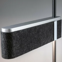 Paulmann Lampe sur pied LED Jagun, anthracite, feutre, 3-step-dim| Lampadaires Led|Lampadaires