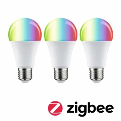 Paulmann LED E27 11 W 1 055 lm ZigBee RGBW x3| Ampoules Connectées Et Intelligentes|Ampoules Connectées Et Intelligentes