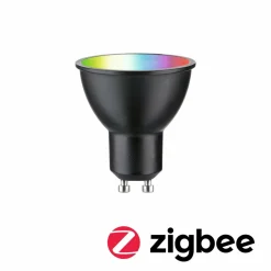 Paulmann LED GU10 4,8 W 350 lm ZigBee RGBW noir| Ampoules Connectées Et Intelligentes|Ampoules Connectées Et Intelligentes
