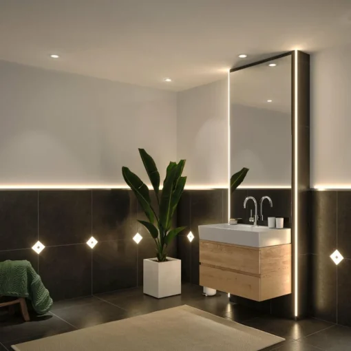 Paulmann LumiTiles Square, ZigBee, RGBW, x2| Spots Encastrés Led|Luminaires Led D'Intérieur