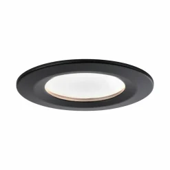 Paulmann Nova Coin 3x rond 3Stepdim fixe noir| Spots Encastrés Led|Luminaires Led D'Intérieur