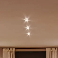 Paulmann Nova Coin 3x rond dim/inclinable noir| Spots Encastrés Led|Luminaires Led D'Intérieur