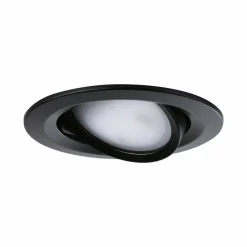 Paulmann Nova Coin 3x rond dim/inclinable noir| Spots Encastrés Led|Luminaires Led D'Intérieur