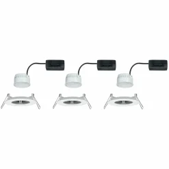 Paulmann Nova lampe encastrée LED par 3 fixe blanc| Spots Encastrés Led|Luminaires Led D'Intérieur