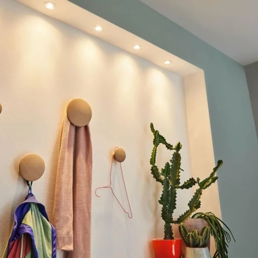 Paulmann Nova mini 3 spots encastrés IP44 blanc| Spots Encastrés Led|Luminaires Led D'Intérieur
