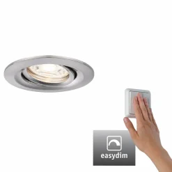Paulmann Nova mini Plus spot encastré EasyDim fer| Spots Encastrés Led|Luminaires Led D'Intérieur