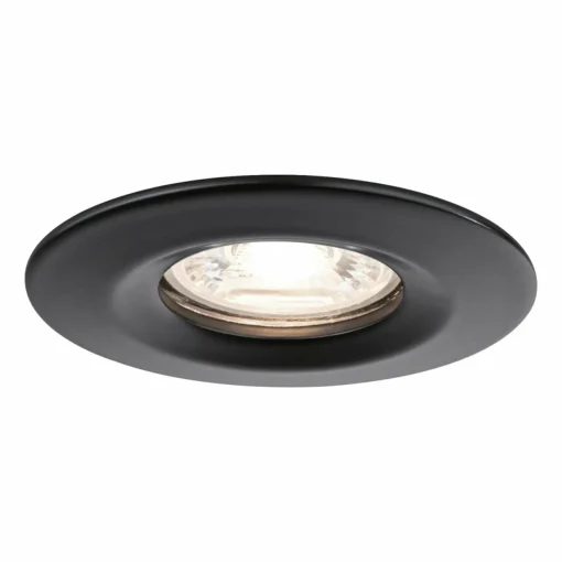 Paulmann Nova Mini spot encastré x3 fixe noir| Spots Encastrés Led|Luminaires Led D'Intérieur