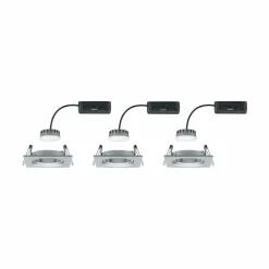 Paulmann Nova Plus x3 spot LED angulaire, alu| Spots Encastrés Led|Luminaires Led D'Intérieur