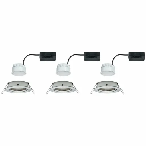 Paulmann Nova spot enc. LED par 3 inclinable, fer| Spots Encastrés Led|Luminaires Led D'Intérieur