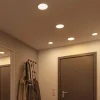 Paulmann panneau LED Areo 4000K rond chromé 11,8cm| Spots Encastrés Led|Luminaires Led D'Intérieur