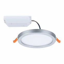 Paulmann panneau LED Areo 4000K rond chromé 11,8cm| Spots Encastrés Led|Luminaires Led D'Intérieur