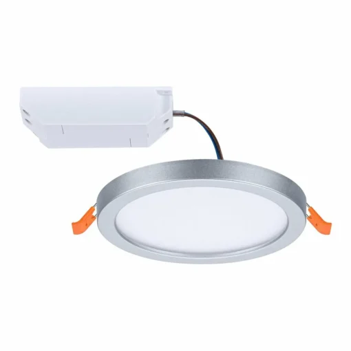 Paulmann panneau LED Areo 4000K rond chromé 11,8cm| Spots Encastrés Led|Luminaires Led D'Intérieur