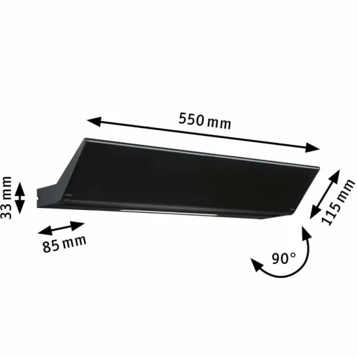 Paulmann Ranva applique LED, ZigBee CCT noire| Appliques Murales Led|Appliques Murales