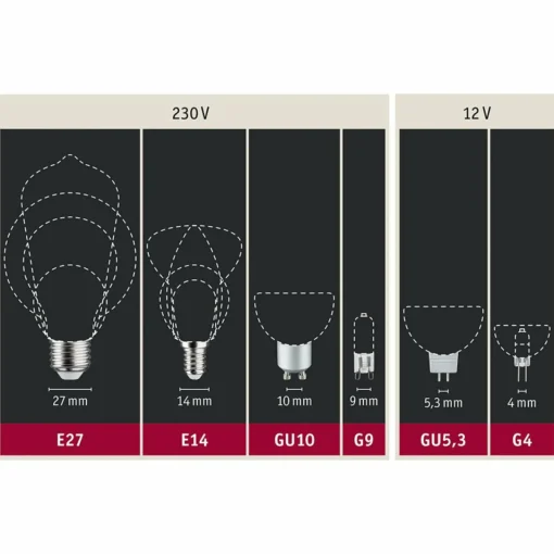 Paulmann réflecteur LED GU5,3 6,5 W 827 dim blanc| Lampes Led À Intensité Variable|Ampoules Led