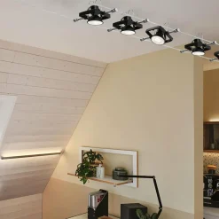 Paulmann réflecteur LED GU5,3 6W 2 700 K x3 noir| Ampoules Led|Ampoules Led