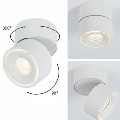 Paulmann Spircle spot en saillie LED blanc mat| Spots Et Projecteurs Led|Spots