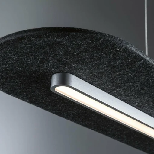 Paulmann Suspension LED Tulga, anthracite, feutre, 3-step-dim| Suspensions Led|Suspensions