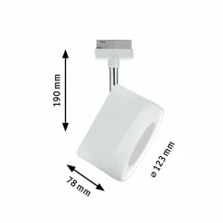 Paulmann URail Arena spot blanc dimmable 2 700 K| Luminaires Led D'Intérieur