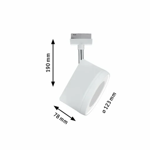 Paulmann URail Arena spot blanc dimmable 2 700 K| Luminaires Led D'Intérieur