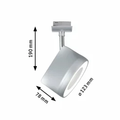 Paulmann URail Arena spot chromé dimmable 2 700 K| Luminaires Led D'Intérieur