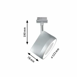 Paulmann URail Arena spot chromé dimmable 2 700 K| Luminaires Led D'Intérieur