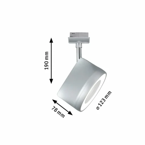 Paulmann URail Arena spot chromé dimmable 2 700 K| Luminaires Led D'Intérieur