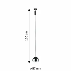 Paulmann URail Capsule II Suspension 2.700K noir| Luminaires Led D'Intérieur