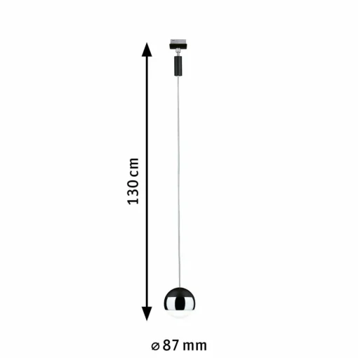 Paulmann URail Capsule II Suspension 2.700K noir| Luminaires Led D'Intérieur