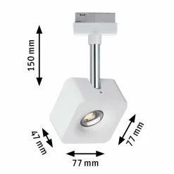 Paulmann URail Cube spot LED dim 2 700 K blanc| Luminaires Led D'Intérieur