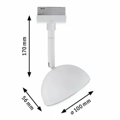 Paulmann URail Hemi spot LED 3 000 K blanc| Luminaires Led D'Intérieur