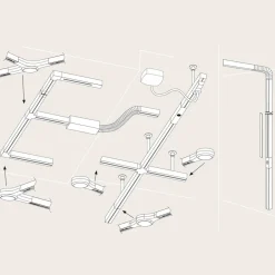 Paulmann URail LED Line Connector, chromé mat| Luminaires Led D'Intérieur